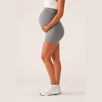 LiftLux The Maternity Short in Grey - side view
