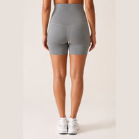 LiftLux The Maternity Short in Grey - back view