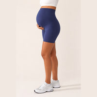 LiftLux The Maternity Short in Navy - side view