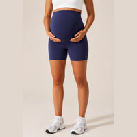 LiftLux The Maternity Short in Navy - front view