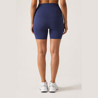 LiftLux The Maternity Short in Navy - back view