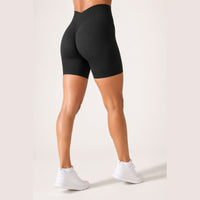 LiftLux The Motion Short in Black - back three-quarter view