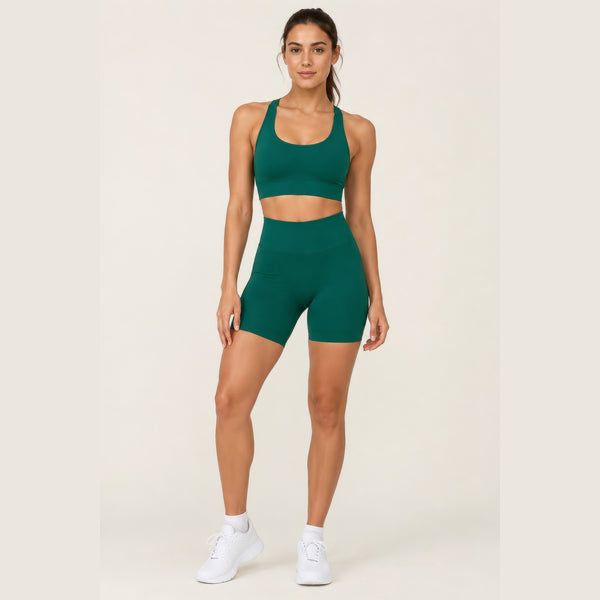 LiftLux The Motion Short in Green - full body