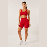 LiftLux The Motion Short in Red - full body