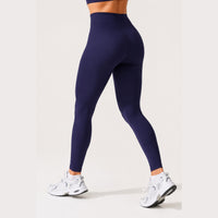 LiftLux The Seamless Legging in Navy - back three-quarter view