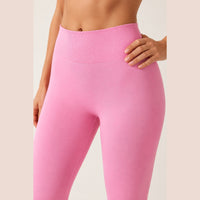 LiftLux The Seamless Legging in Pink - front and waistband detail
