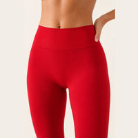 LiftLux The Seamless Legging in Red - front and waistband detail