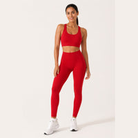 LiftLux The Seamless Legging in Red - full body